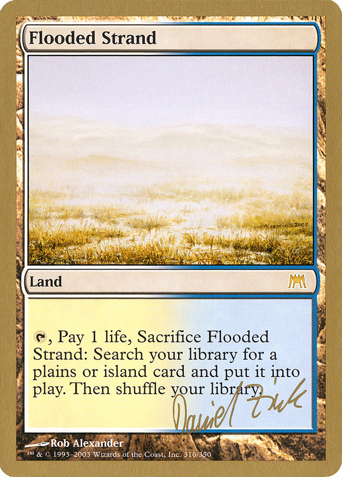 Flooded Strand (Daniel Zink) [World Championship Decks 2003] | Chromatic Games