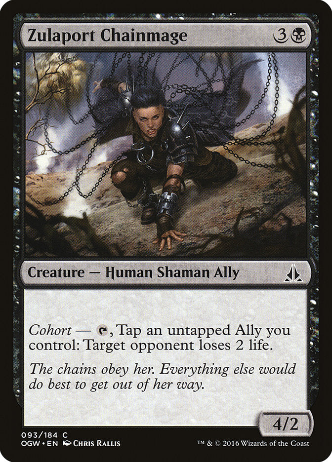 Zulaport Chainmage 93/184 (Oath of the Gatewatch)  | Chromatic Games