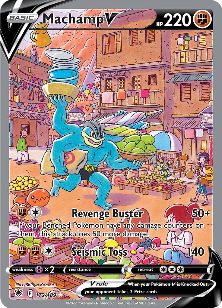 Machamp V (172/189) [Sword & Shield: Astral Radiance] | Chromatic Games