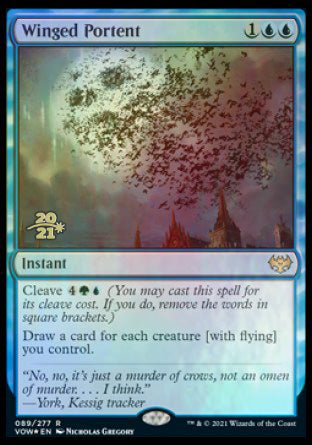 Winged Portent [Innistrad: Crimson Vow Prerelease Promos] | Chromatic Games