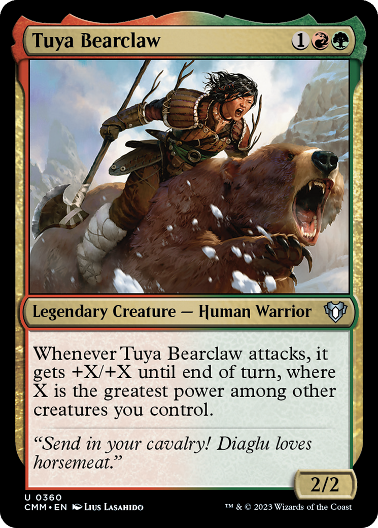 Tuya Bearclaw [Commander Masters] | Chromatic Games