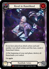 Revel in Runeblood [EVR106] (Everfest)  1st Edition Rainbow Foil | Chromatic Games
