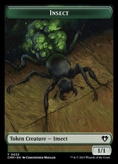 Eldrazi Spawn // Insect Double-Sided Token [Commander Masters Tokens] | Chromatic Games