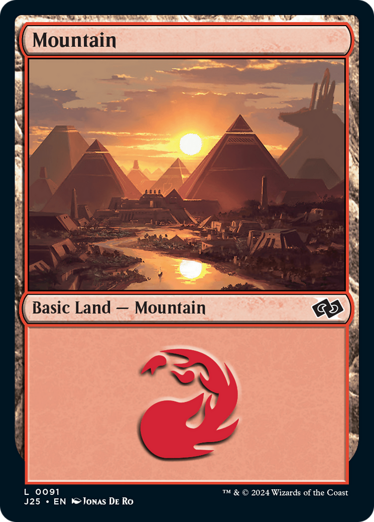 Mountain (91) [Foundations Jumpstart] | Chromatic Games
