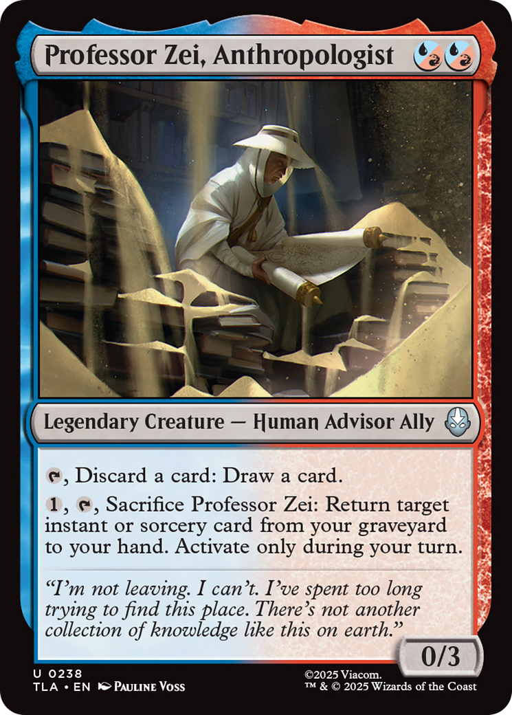 Professor Zei, Anthropologist [Avatar: The Last Airbender] | Chromatic Games