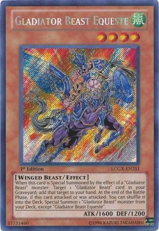 Gladiator Beast Equeste [LCGX-EN251] Secret Rare | Chromatic Games