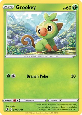 Grookey (SWSH001) [Sword & Shield: Black Star Promos] | Chromatic Games