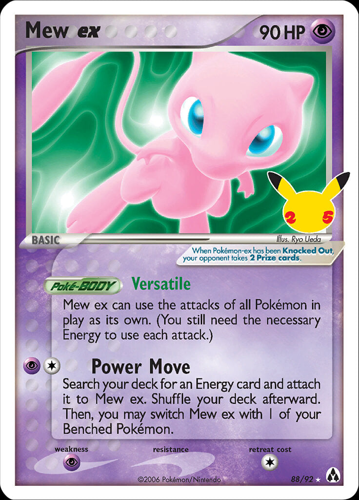 Mew ex (88/92) [Celebrations: 25th Anniversary - Classic Collection] | Chromatic Games