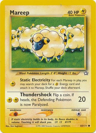 Mareep (65/111) [Neo Genesis Unlimited] | Chromatic Games