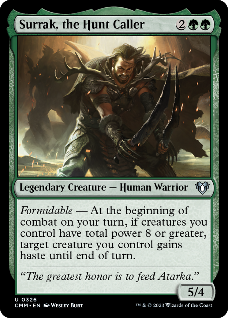 Surrak, the Hunt Caller [Commander Masters] | Chromatic Games