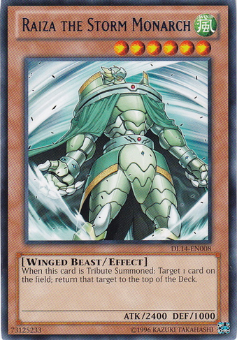 Raiza the Storm Monarch (Blue) [DL14-EN008] Rare | Chromatic Games