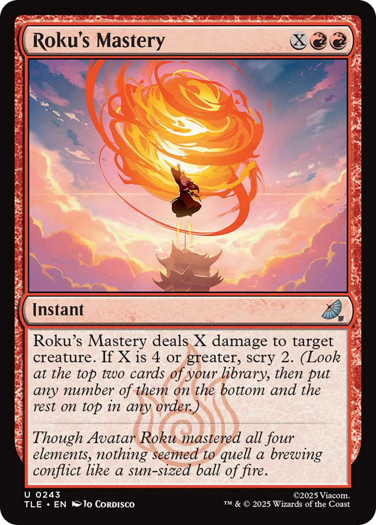 Roku's Mastery [Avatar: The Last Airbender: Eternal-Legal] | Chromatic Games
