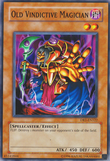 Old Vindictive Magician [DR1-EN122] Common | Chromatic Games