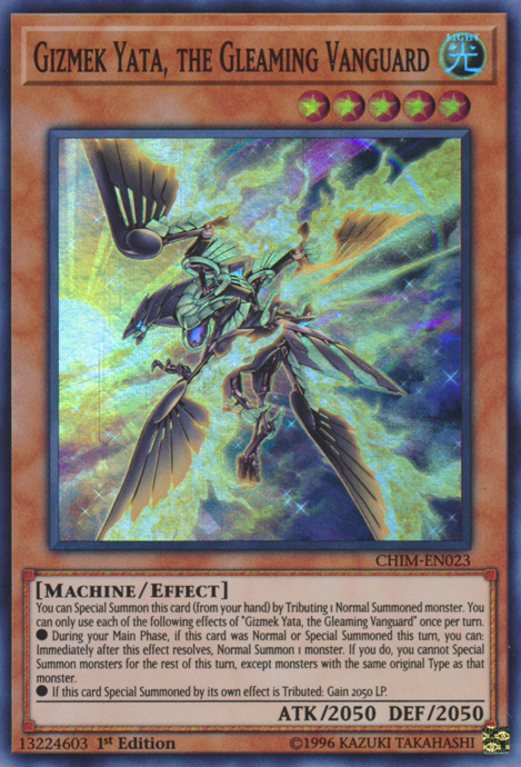 Gizmek Yata, the Gleaming Vanguard [CHIM-EN023] Super Rare | Chromatic Games
