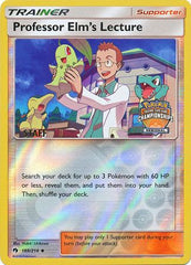 Professor Elm's Lecture (188/214) (Regional Championship Promo Staff) [Sun & Moon: Lost Thunder] | Chromatic Games