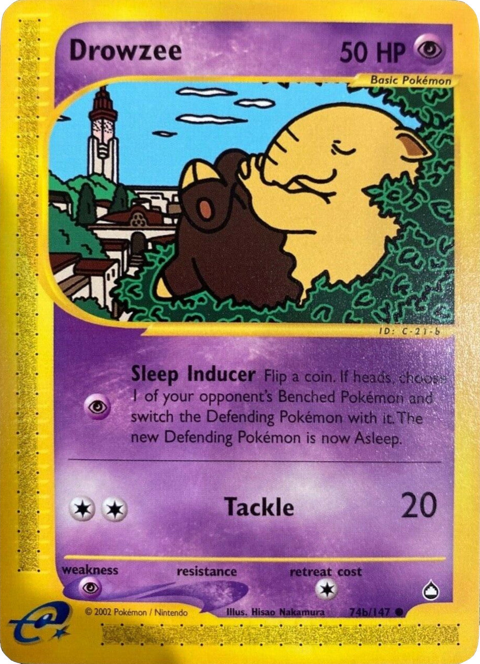 Drowzee (74b/147) [Aquapolis] | Chromatic Games