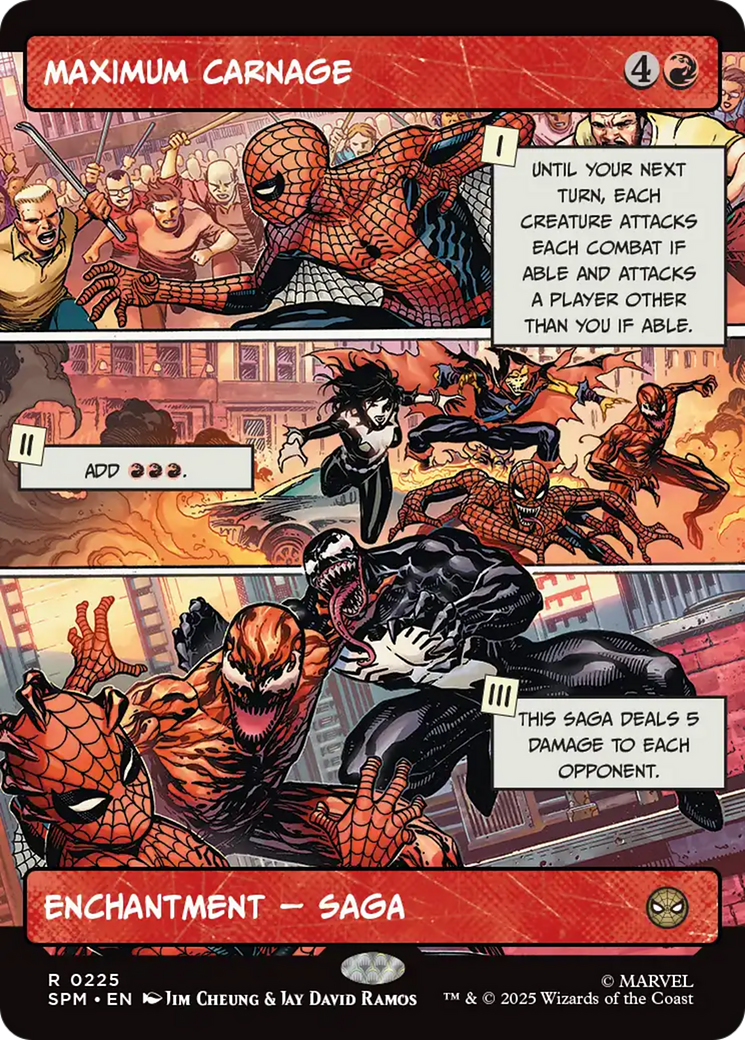 Maximum Carnage (Borderless) [Marvel's Spider-Man] | Chromatic Games