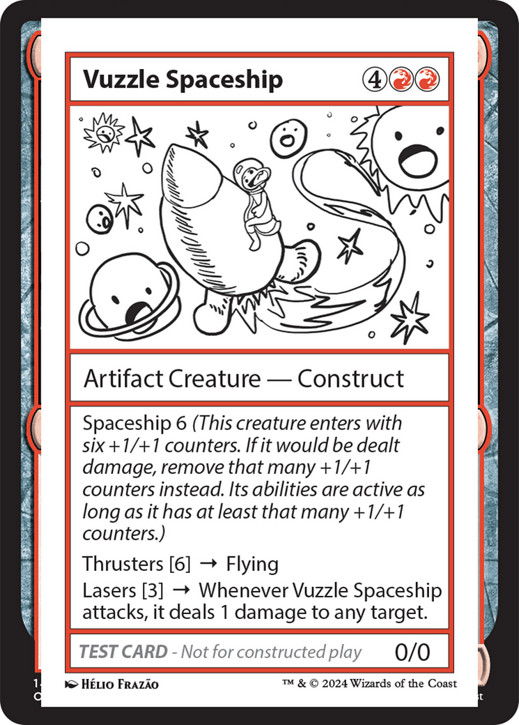 Vuzzle Spaceship [Mystery Booster 2 Playtest Cards] | Chromatic Games