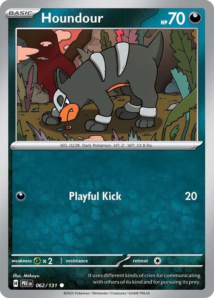 Houndour (062/131) [Scarlet & Violet: Prismatic Evolutions] | Chromatic Games