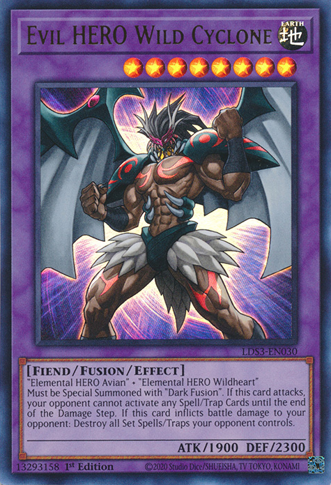 Evil HERO Wild Cyclone [LDS3-EN030] Ultra Rare | Chromatic Games