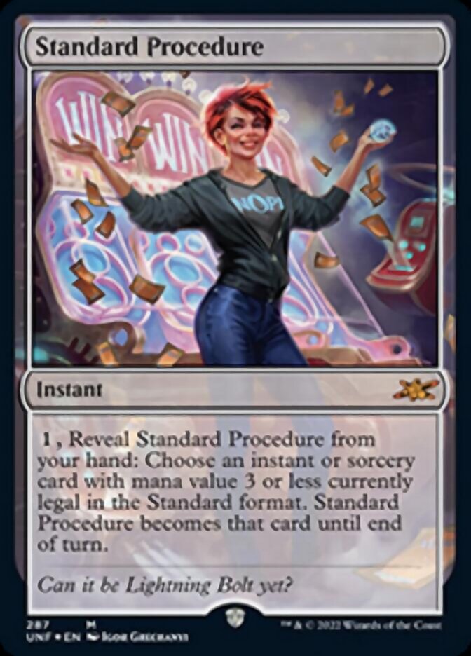 Standard Procedure (Galaxy Foil) [Unfinity] | Chromatic Games