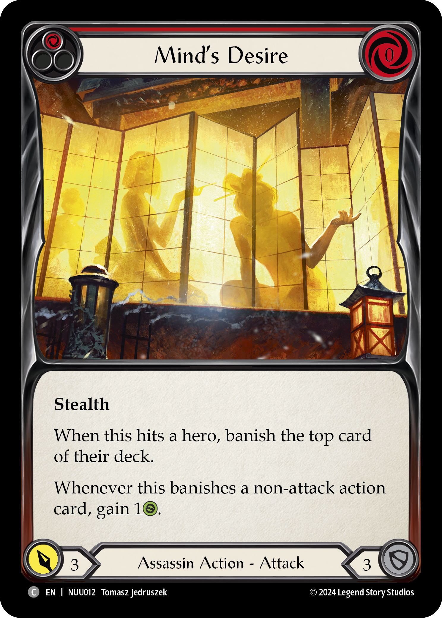 Mind's Desire (Red) [NUU012] (Part the Mistveil Nuu Blitz Deck) | Chromatic Games