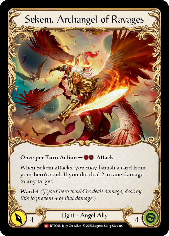 Figment of Ravages // Sekem, Archangel of Ravages [DTD008] (Dusk Till Dawn) | Chromatic Games