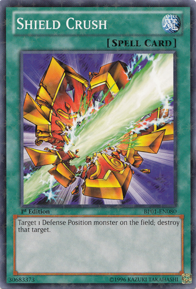 Shield Crush [BP01-EN080] Starfoil Rare | Chromatic Games