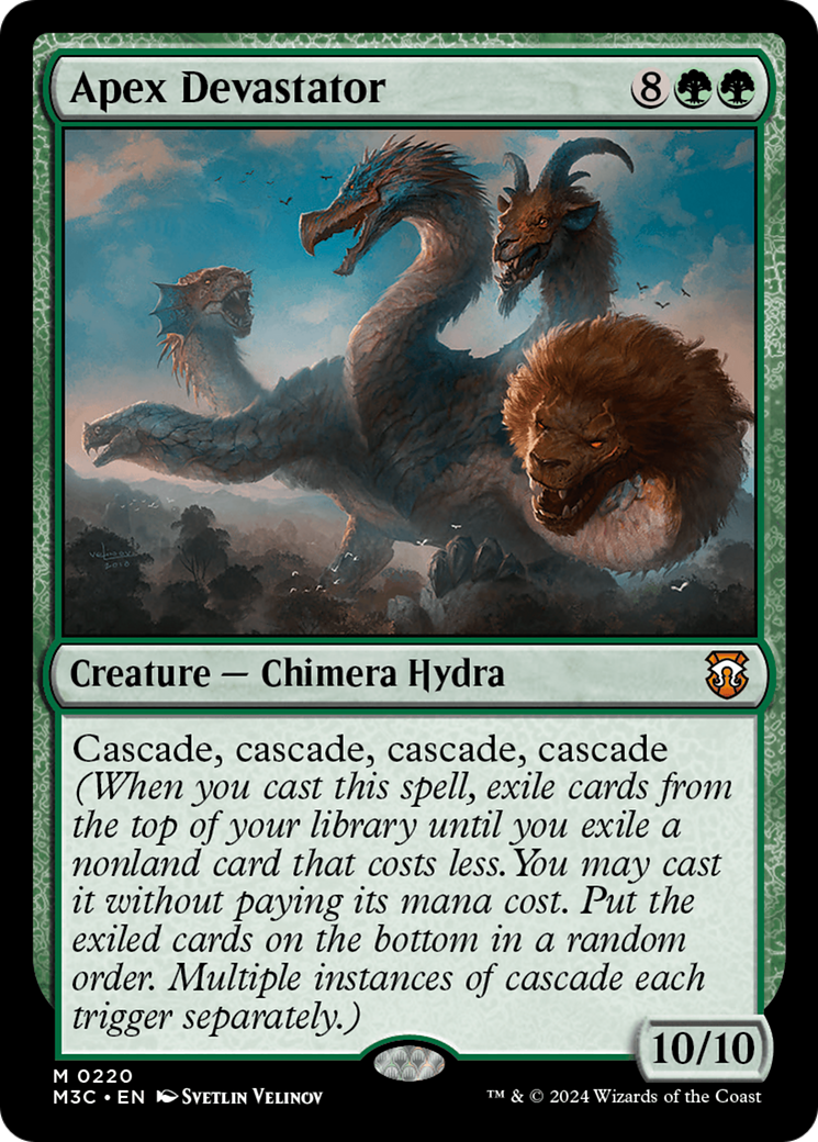 Apex Devastator (Ripple Foil) [Modern Horizons 3 Commander] | Chromatic Games