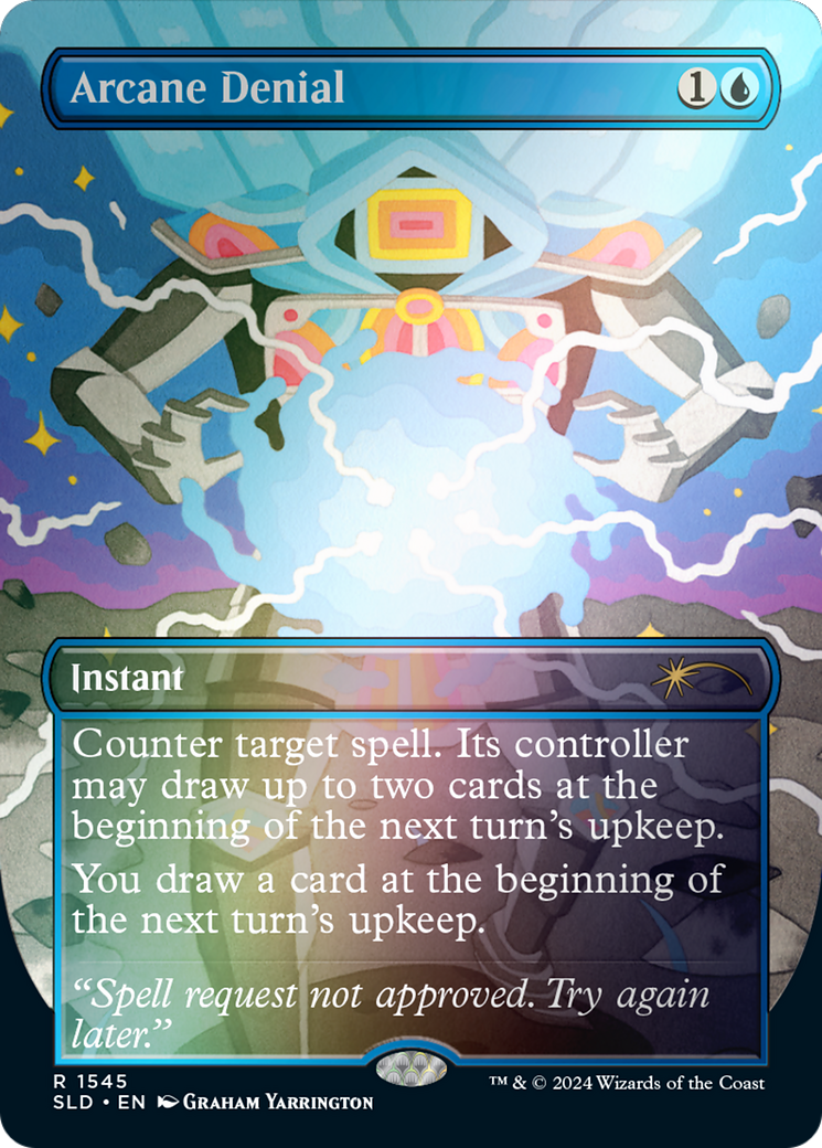 Arcane Denial (Surge Foil) [Marvel Super Heroes Commander] | Chromatic Games