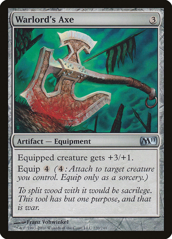 Warlord's Axe 220/249 (Magic 2011 (M11))  | Chromatic Games
