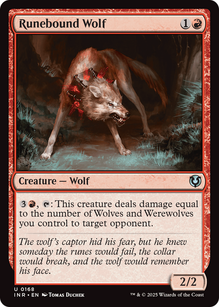 Runebound Wolf [Innistrad Remastered] | Chromatic Games