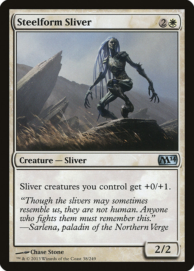 Steelform Sliver 38/249 (Magic 2014 (M14))  | Chromatic Games