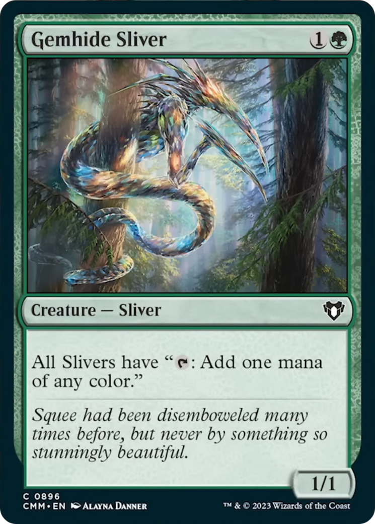 Gemhide Sliver [Commander Masters] | Chromatic Games