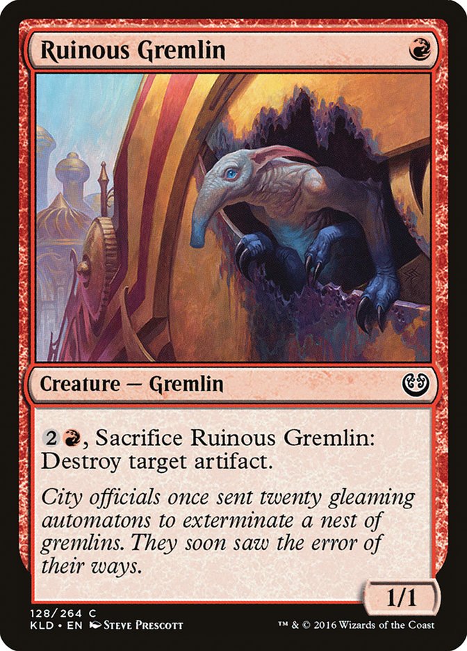 Ruinous Gremlin [Kaladesh] | Chromatic Games