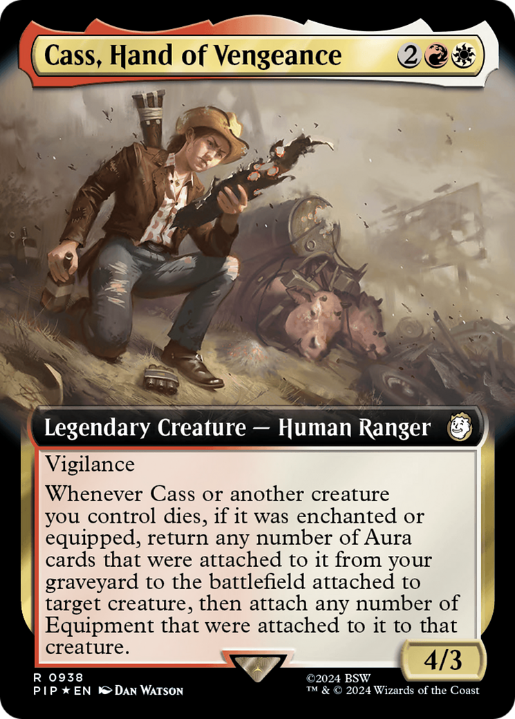 Cass, Hand of Vengeance (Extended Art) (Surge Foil) [Fallout] | Chromatic Games