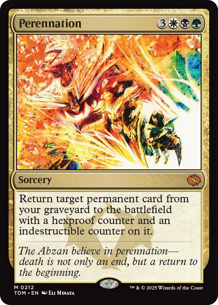 Perennation [Tarkir: Dragonstorm] | Chromatic Games