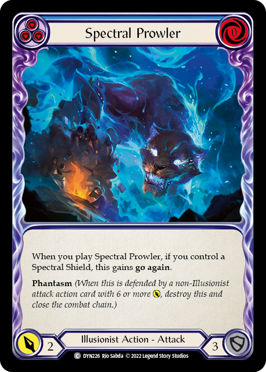 Spectral Prowler (Blue) [DYN226] (Dynasty) | Chromatic Games