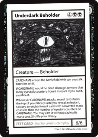 Underdark Beholder (2021 Edition) [Mystery Booster Playtest Cards] | Chromatic Games