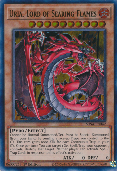 Uria, Lord of Searing Flames [SDSA-EN042] Ultra Rare | Chromatic Games