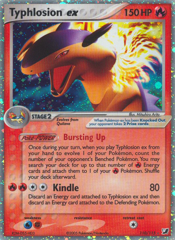 Typhlosion ex (110/115) [EX: Unseen Forces] | Chromatic Games