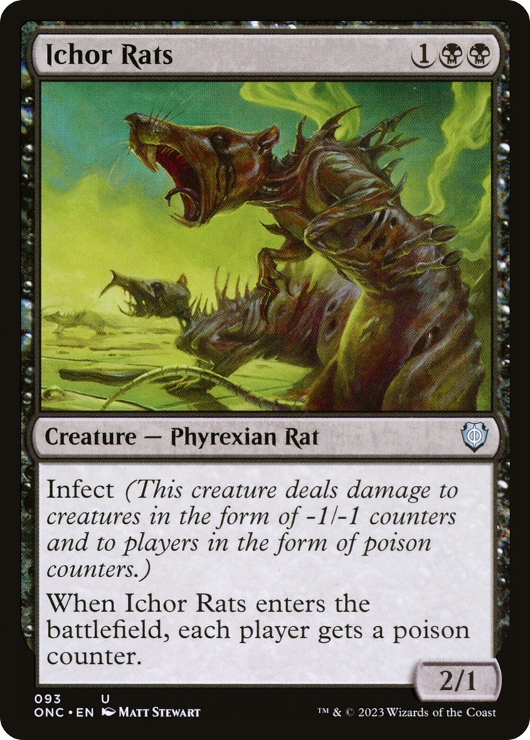 Ichor Rats [Phyrexia: All Will Be One Commander] | Chromatic Games