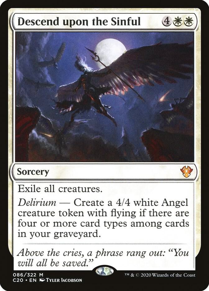 Descend upon the Sinful 86/322 (Commander 2020)  | Chromatic Games
