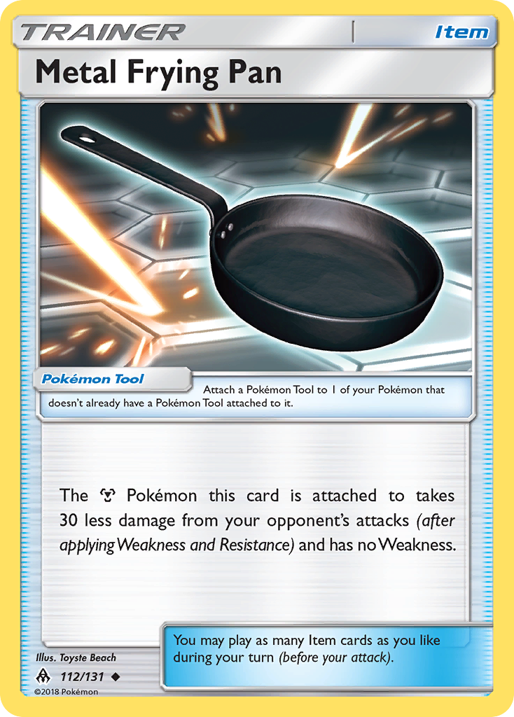 Metal Frying Pan (112/131) [Sun & Moon: Forbidden Light] | Chromatic Games