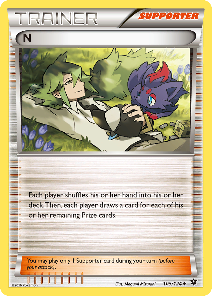 N (105/124) [XY: Fates Collide] | Chromatic Games