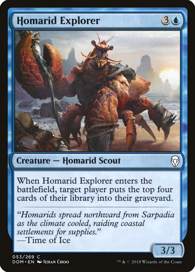 Homarid Explorer 53/269 (Dominaria)  | Chromatic Games