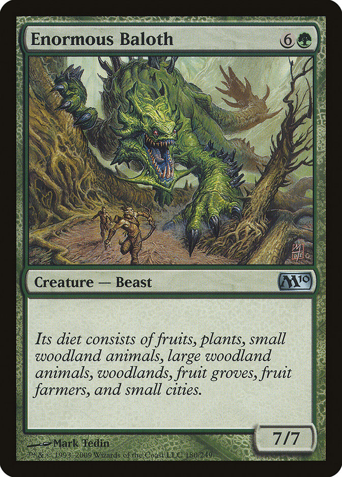 Enormous Baloth 180/249 (Magic 2010 (M10))  | Chromatic Games