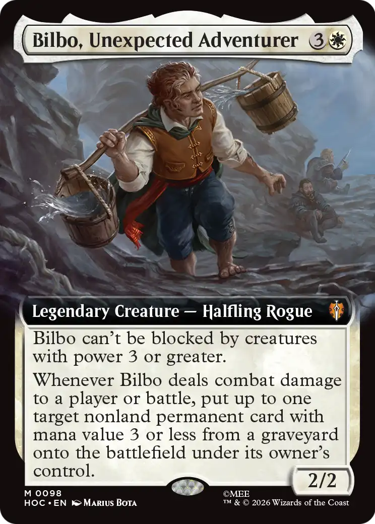 Bilbo, Unexpected Adventurer (Extended Art) [The Hobbit: Eternal-Legal] | Chromatic Games