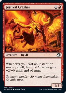 Festival Crasher 140/277 (Innistrad: Midnight Hunt)  - Foil | Chromatic Games