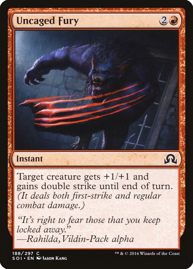 Uncaged Fury 188/297 (Shadows over Innistrad)  | Chromatic Games